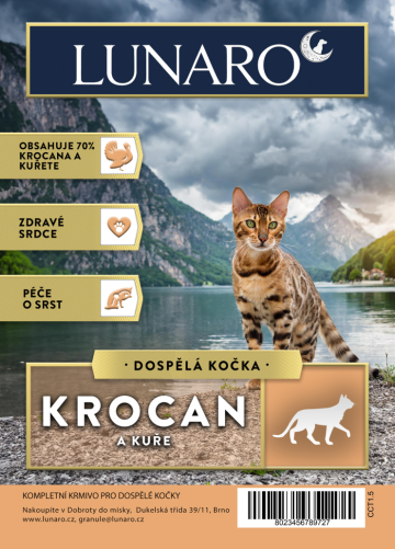 Lunaro Chickura adult 1,5kg - krocan a kuře