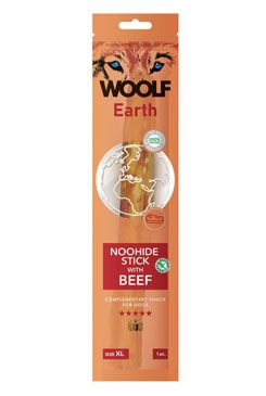 Woolf pochoutka Earth NOOHIDE XL Stick with Beef 85g