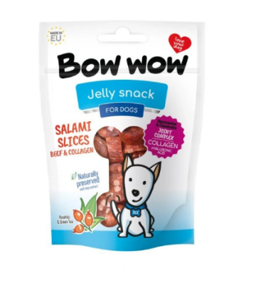 Bow Wow Salámová kolečka 80g (15ks)