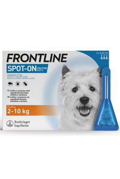 FRONTLINE SPOT ON pro psy S (2-10kg) - 3x0,67ml